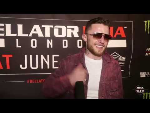 Bellator London: James Gallagher Post fight media scrum