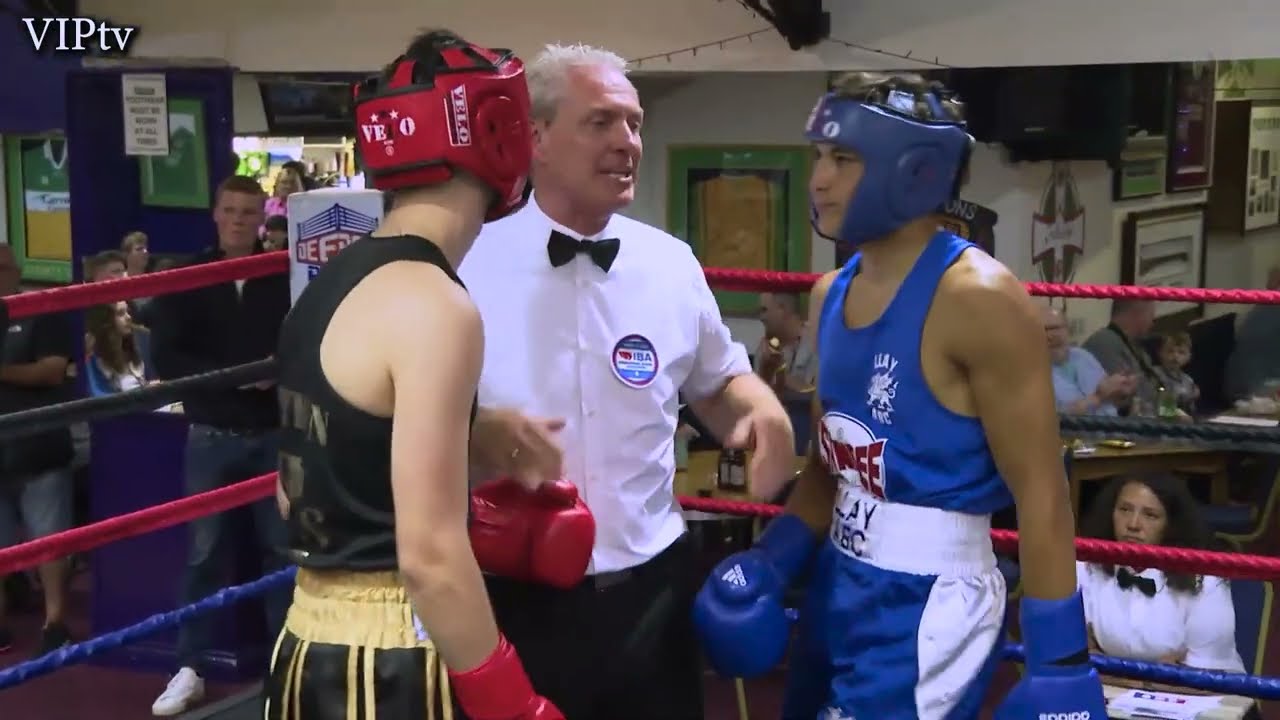 57kg Junior Byron McDonagh (JP's ABC) v Lloyd Milwyn (Llay RBL ABC)