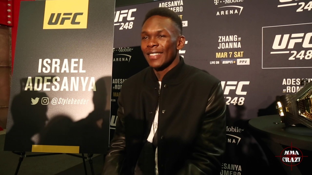 Full Israel Adesanya UFC 248 Interview, It’s going to be “a 5-0 shut out” background