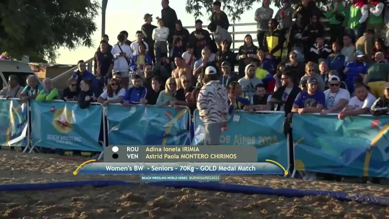 Gold Medal • Women's BW 70Kg • Adina Ionela IRIMIA (ROU) vs. Astrid Paola MONTERO CHIRINOS (VEN)