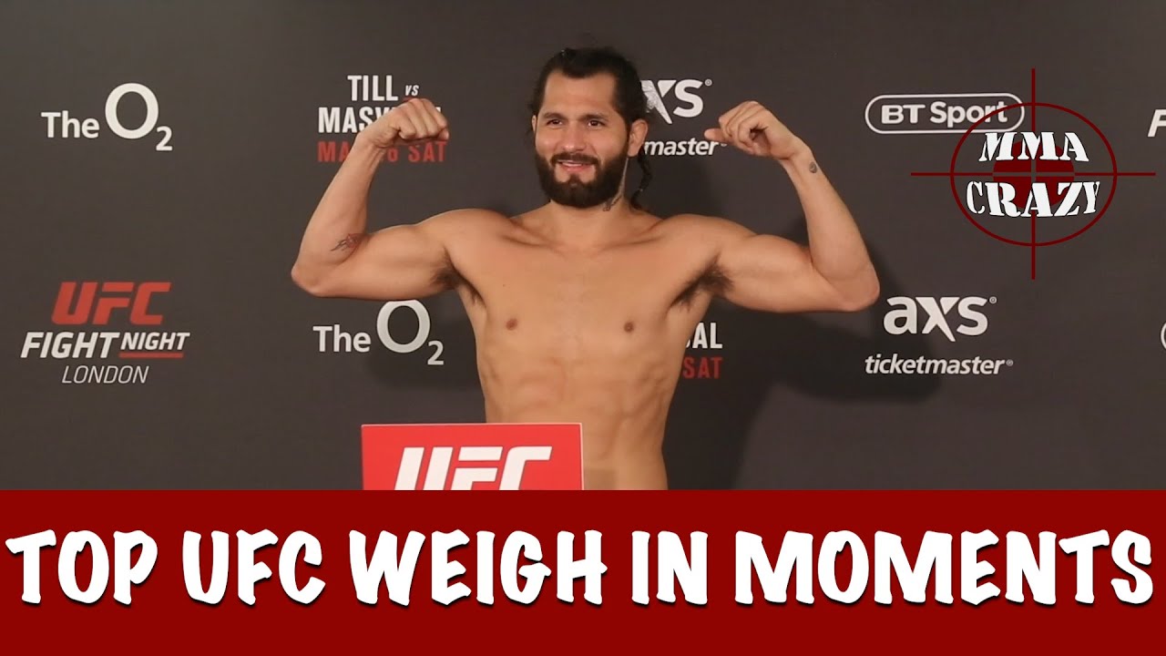 Top 8 UFC Weigh in Moments background