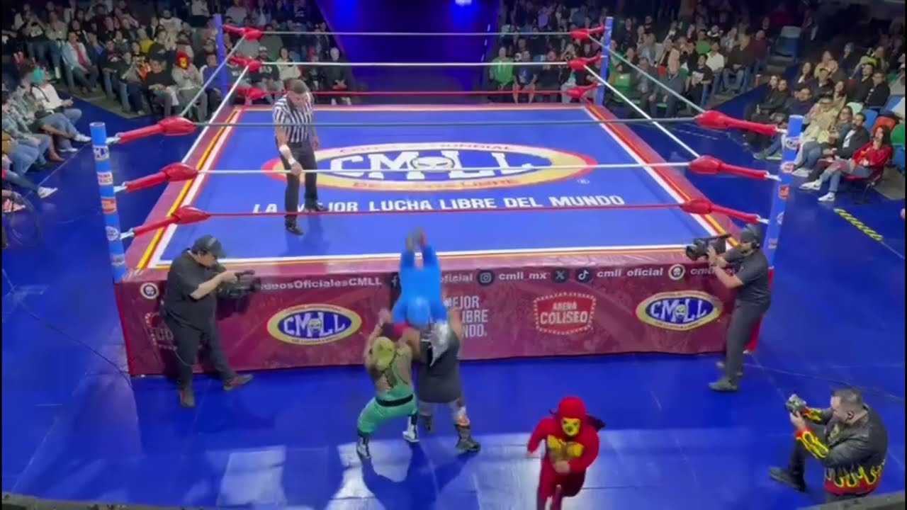 Reporte CMLL: Ke Monito y Duende Blanco 🆚 Ke Malito y Tengu