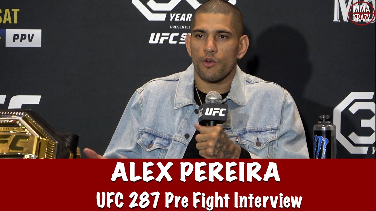 Full Alex Pereira Pre Fight Interview | UFC 287 background