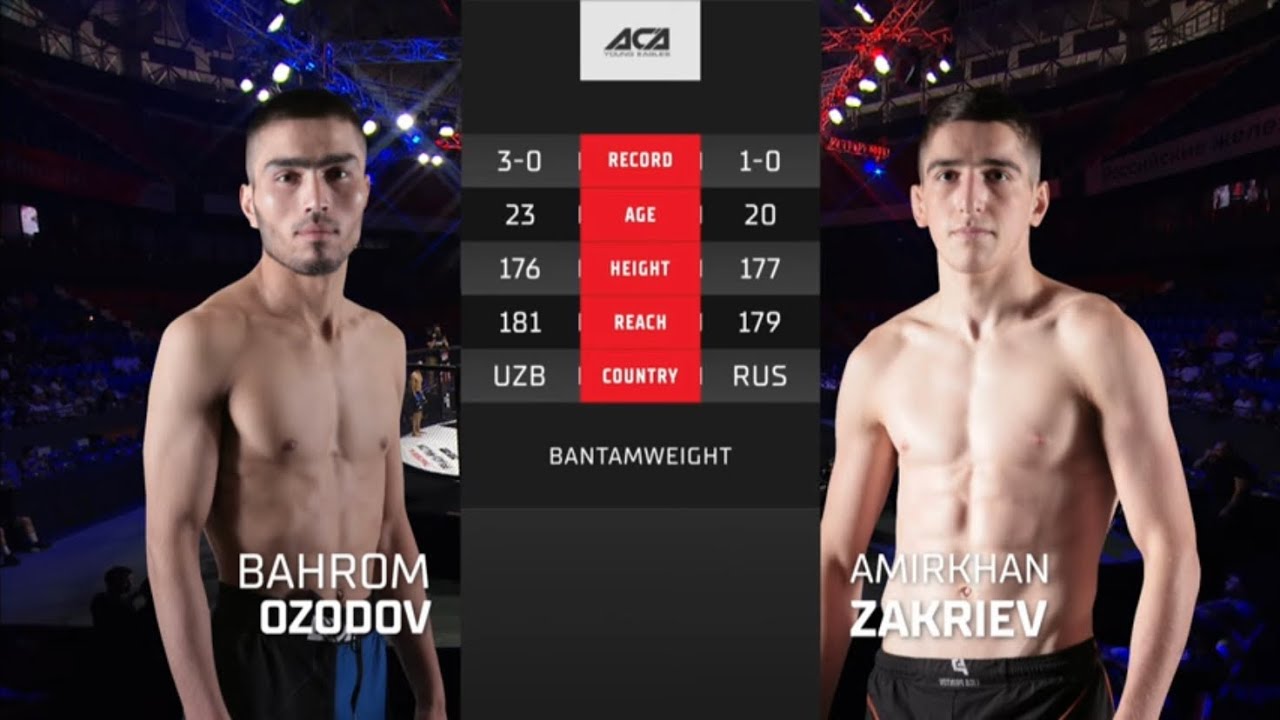 Бахром Озодов vs. Амирхан Закриев | Bahrom Ozodov vs. Amirkhan Zakriev | ACA YE 36 background