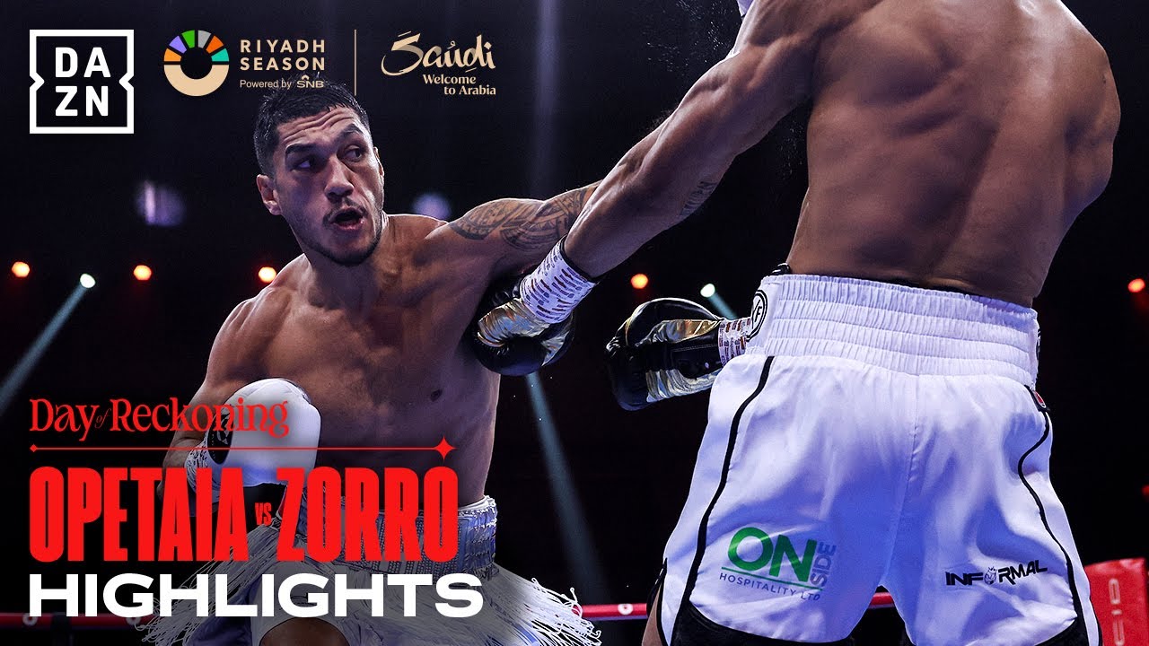 Wrecking Machine | Jai Opetaia vs. Ellis Zorro Fight Highlights background