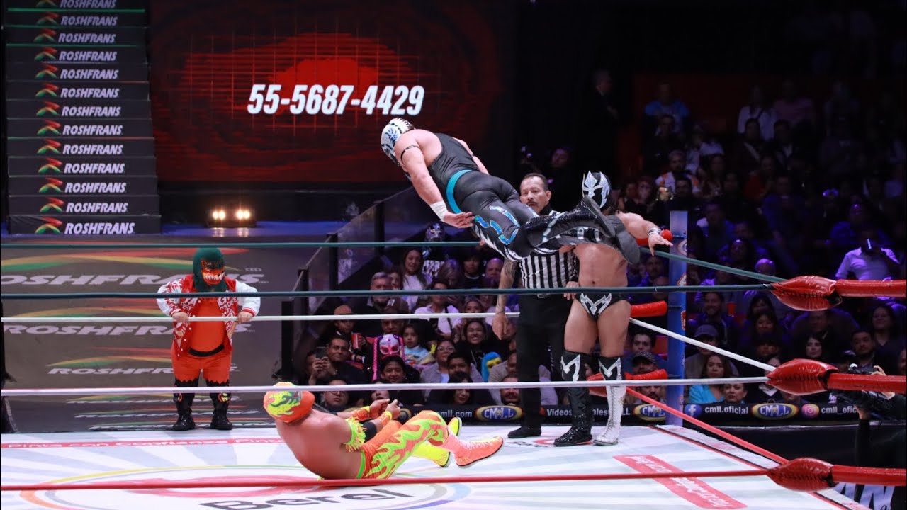 Reporte CMLL: Fuego, Volcano y Dragón de Fuego Vs Magia Blanca, Vegas e Hijo de Stuka Jr backdrop