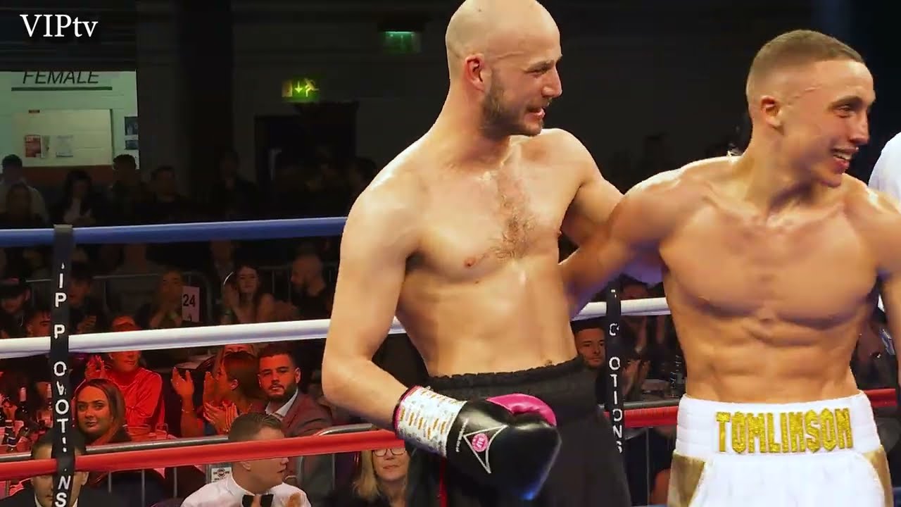 Marcus Tomlinson v Josh Cook on the VIP/Elite show in Bolton 12.03.2022 background