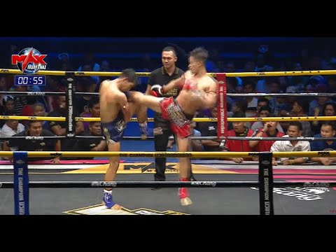 บุญหลาย ฉัตรชัยน้อยมวยไทย VS หยกเพชร อ.สนิทพันธุ์ l The Champion มวยไทยตัดเชือก l MAX MUAY THAI background