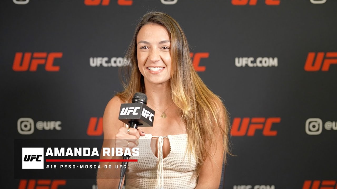 Amanda Ribas: "Estou indo com minha melhor energia" | UFC Orlando background