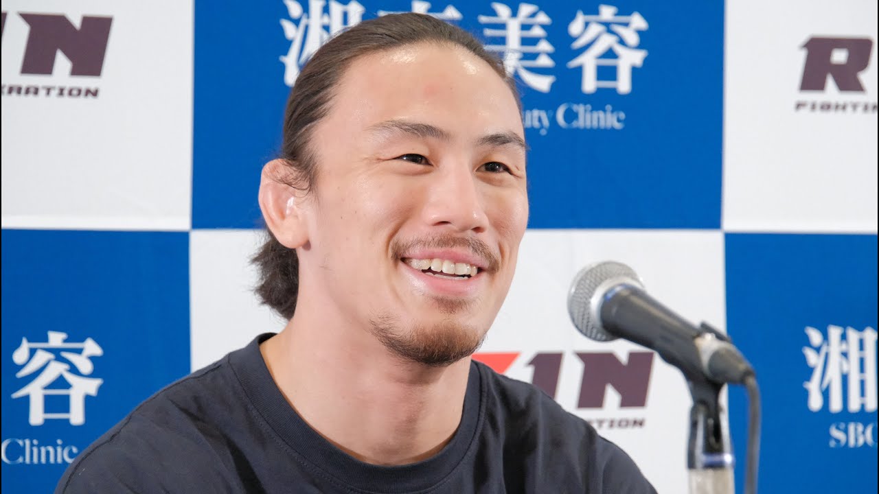 矢地裕介 試合前インタビュー 湘南美容クリニック presents RIZIN.39 background