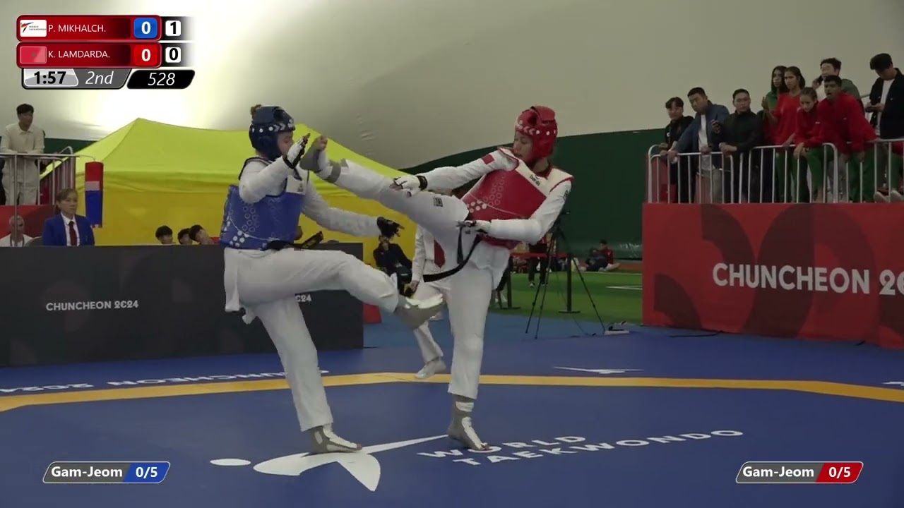 528 Quarterfinals Women +68kg AIN P MIKHALCH MAR K LAMDARDA
