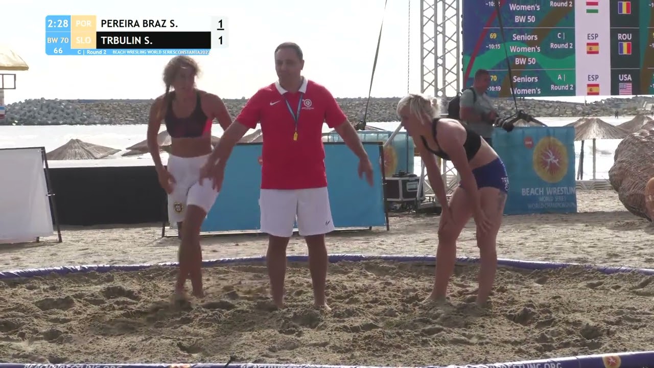 Round 2 Women's BW - 70 kg: S. PEREIRA BRAZ (POR) v. S. TRBULIN (SLO)