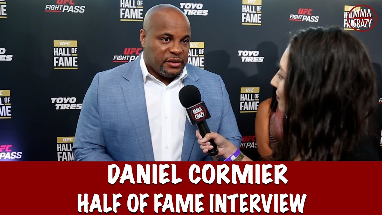 Full Daniel Cormier HOF Interview, talks Khabib Nurmagomedov & breaks down Adesanya vs. Cannonier backdrop
