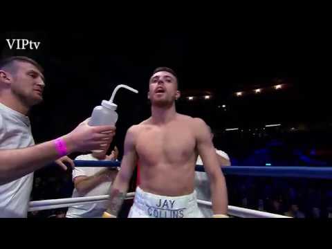 Jamie Collins v Ben Fields 30 11 2018 Olympia Liverpool background