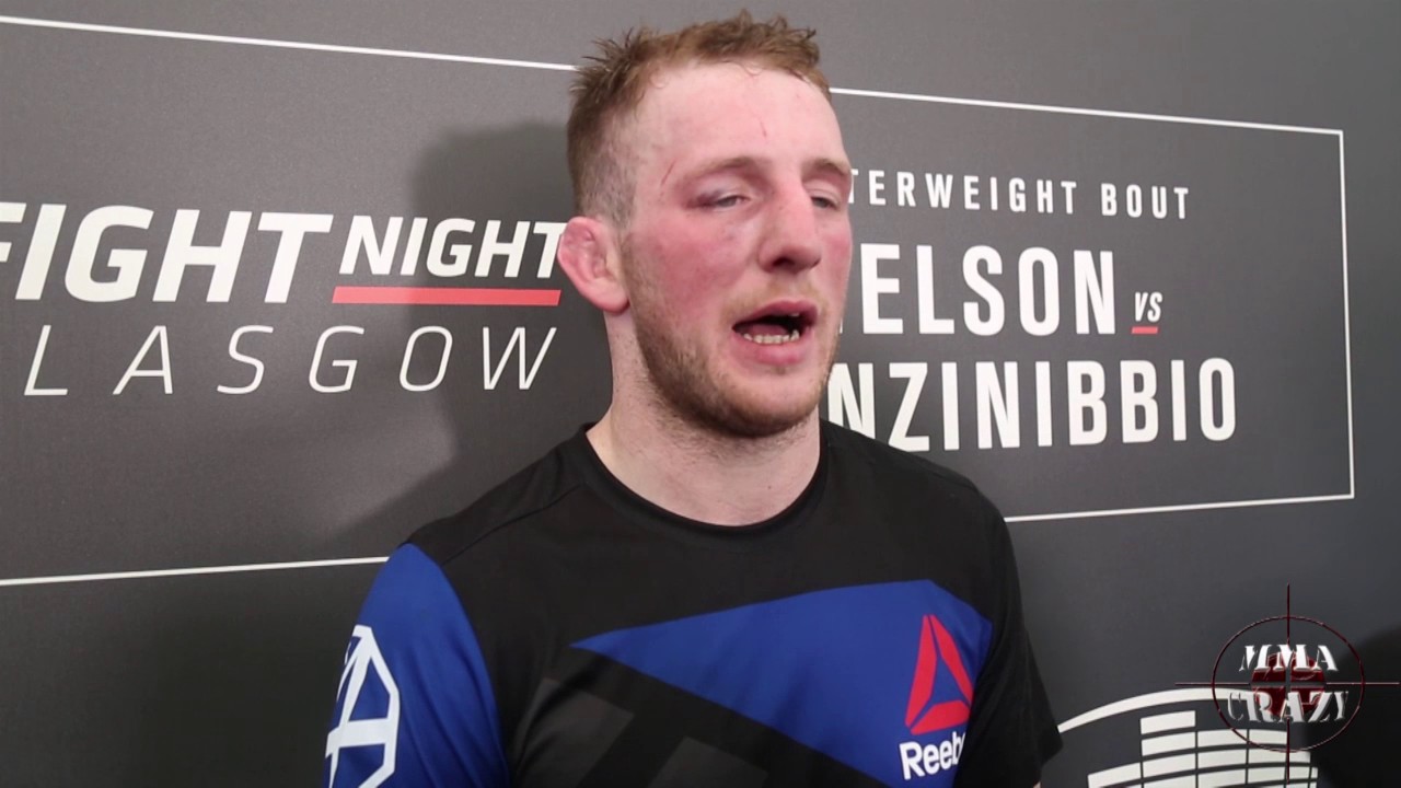 Danny Henry talks decision win over Daniel Teymur at UFC Fight Night Glasgow background