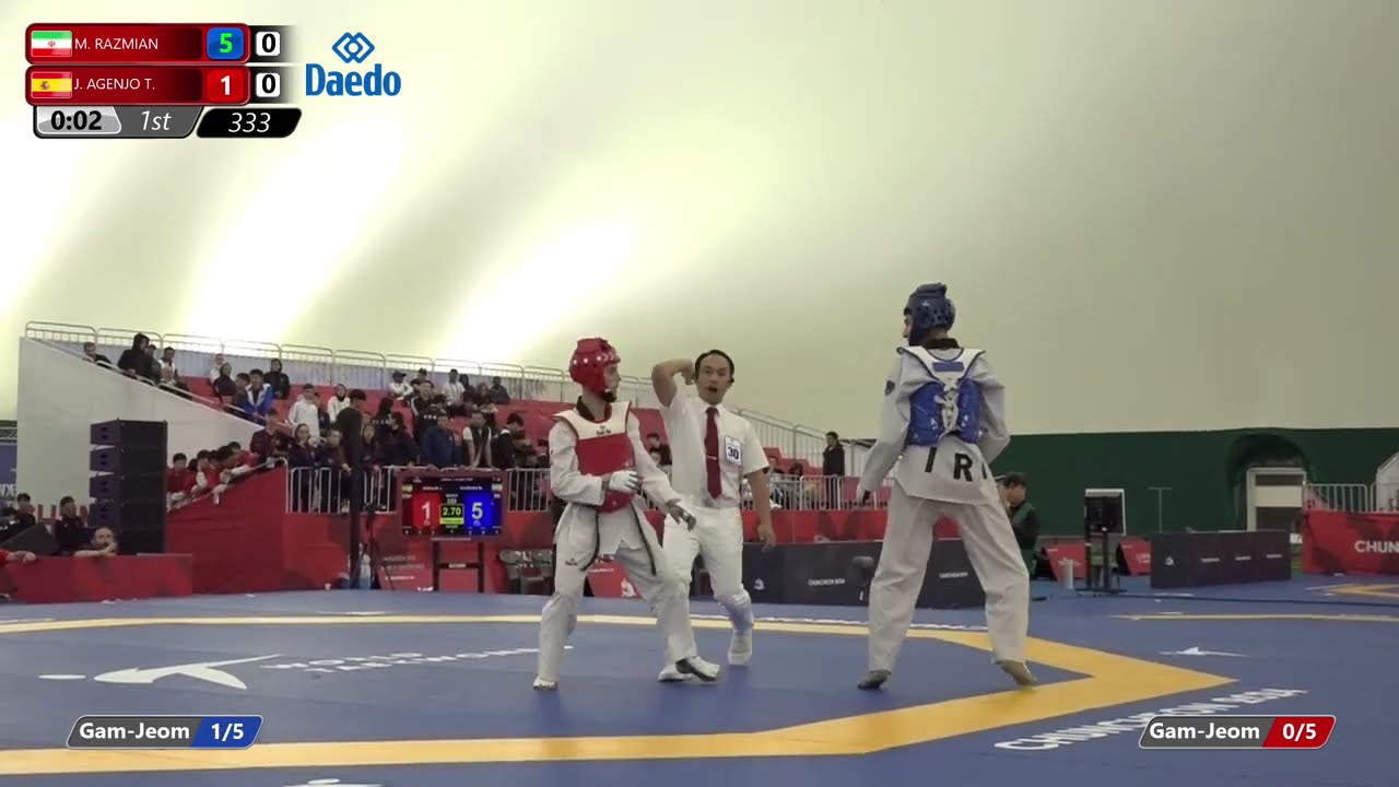 333 Final Men 48kg IRI M RAZMIAN ESP J AGENJO T