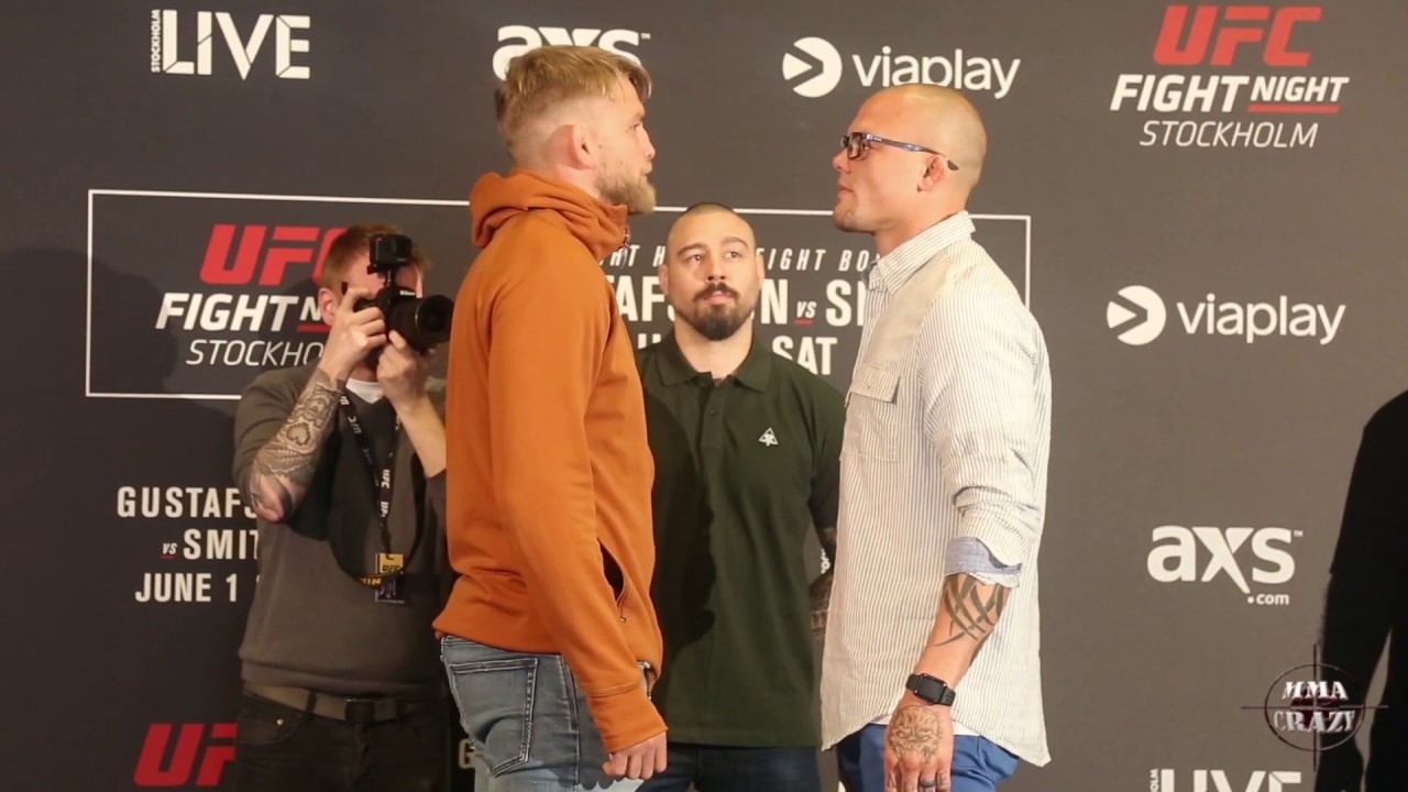 UFC Stockholm: Alexander Gustafsson vs. Anthony Smith Media Day Face off