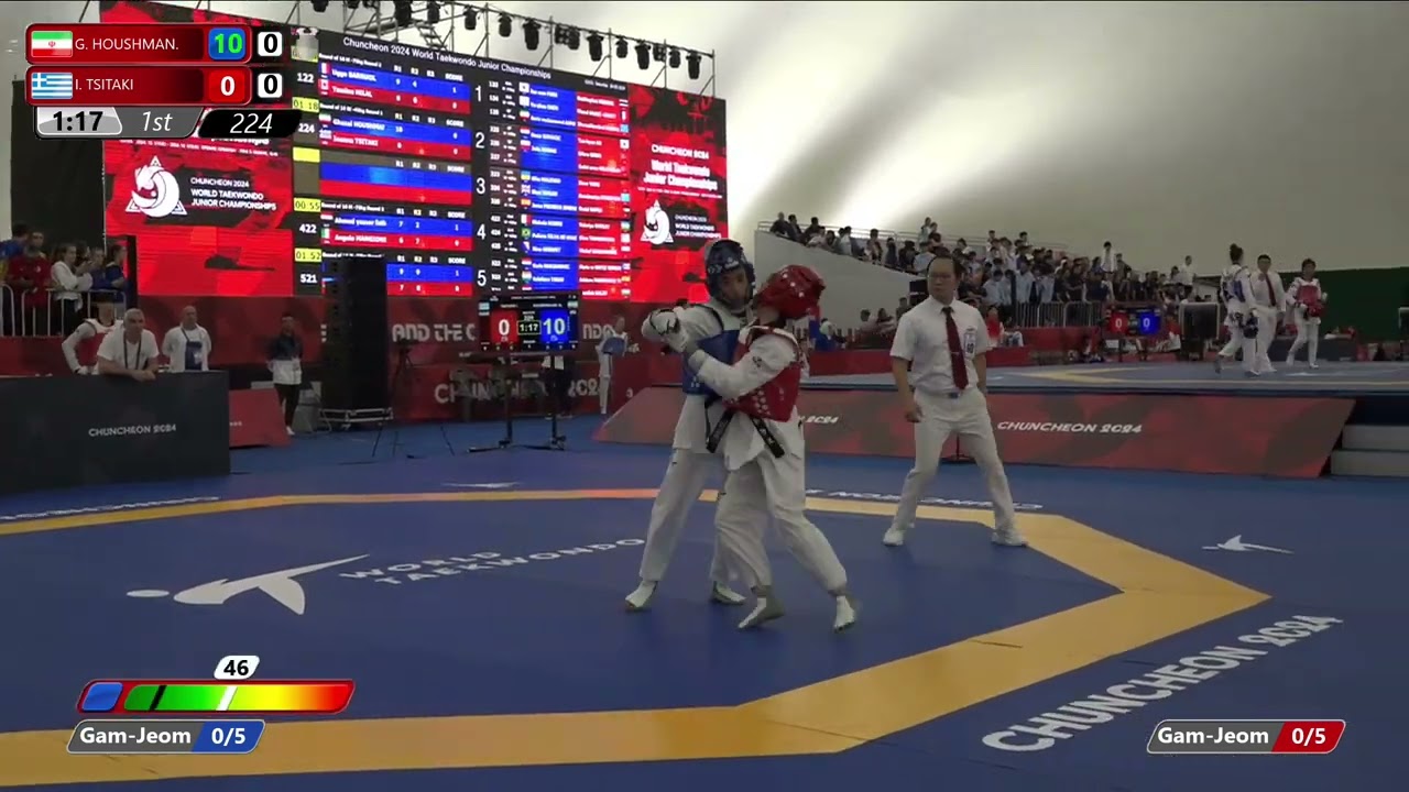 224 Round of 16 Women 42kg IRI G HOUSHMAN GRE I TSITAKI