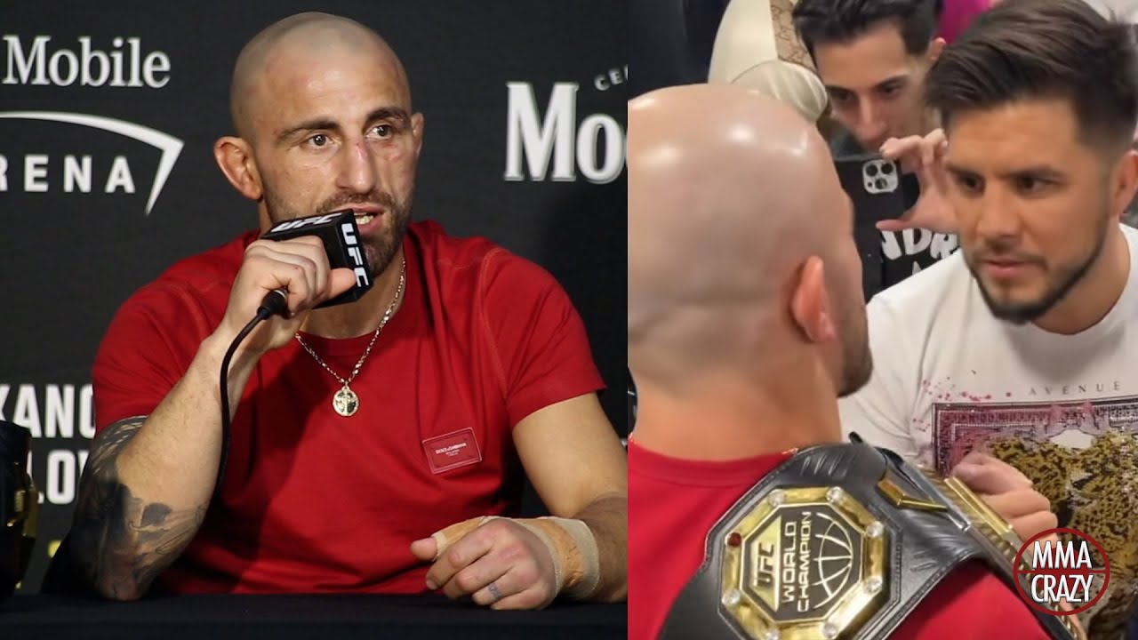Alexander Volkanovski reveals what was said to Henry Cejudo backstage at UFC 276