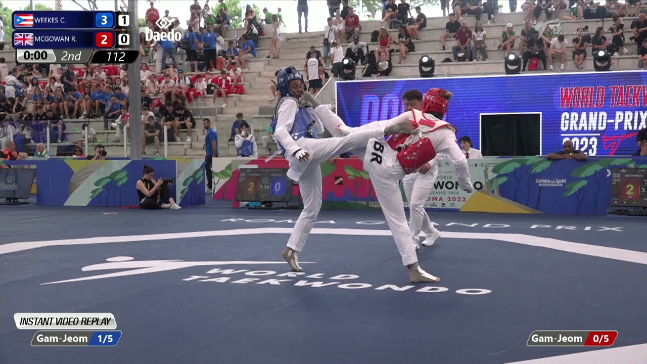 112 Round of 32 WOMEN W +67KG PUR WEEKES C GBR MCGOWAN R