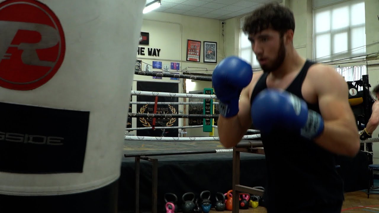 Meet Sale West's top Amateur and exciting Heavyweight Pat Brown. background