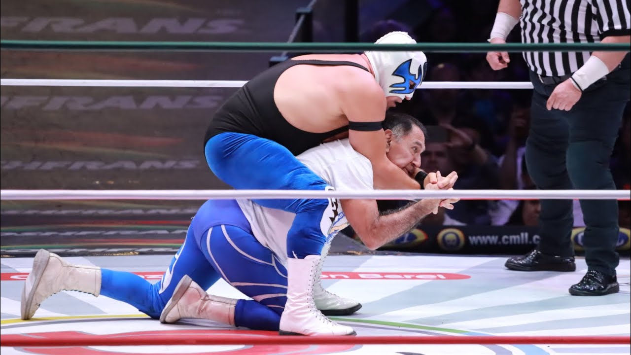 Reporte CMLL: Atlantis Vs Blue Panther background