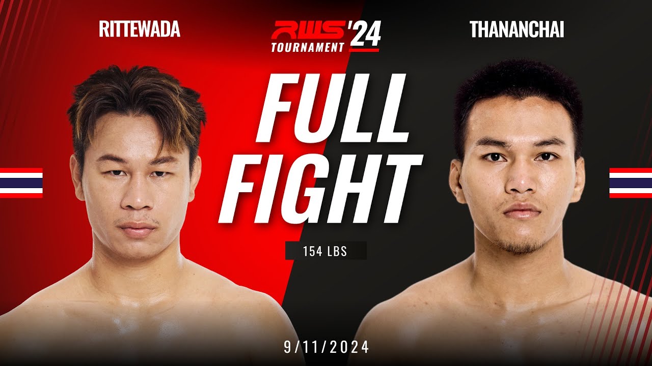 Full Fight l Rittewada Petchyindee Academy vs Thananchai Sitsongpeenong I RWS background
