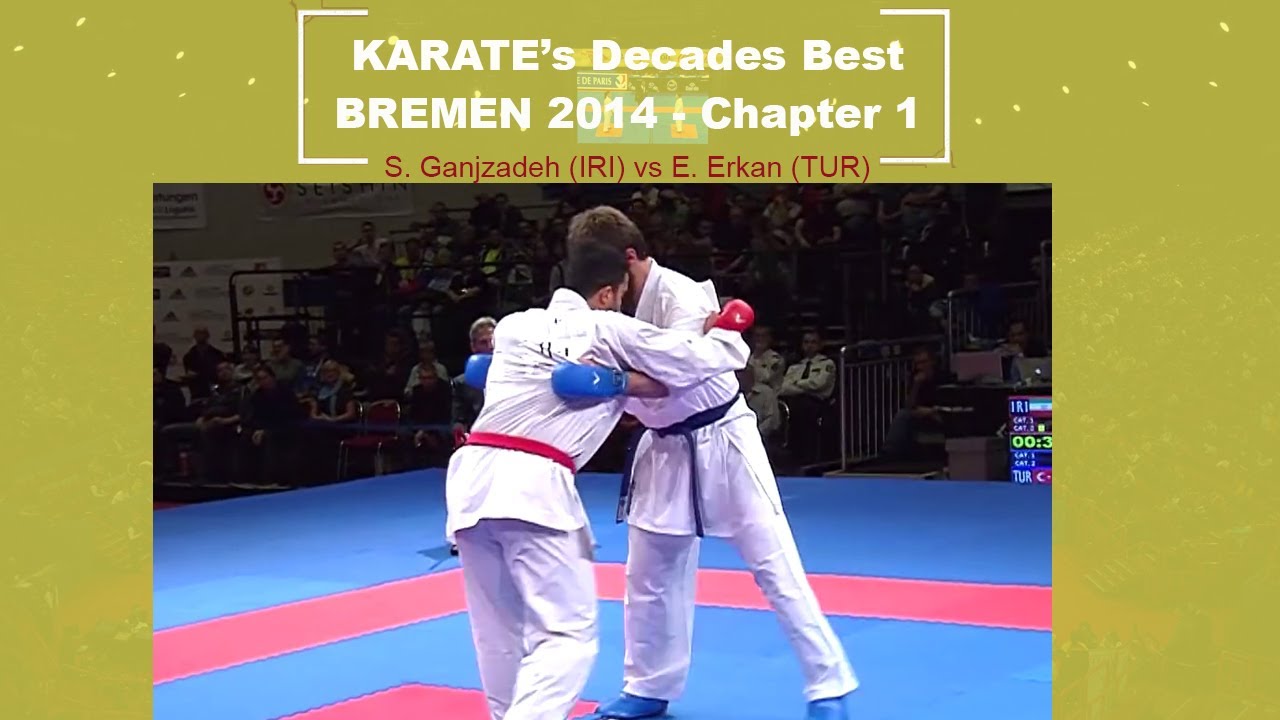 Top heavyweight Karate final | Bremen 2014 | WORLD KARATE FEDERATION background