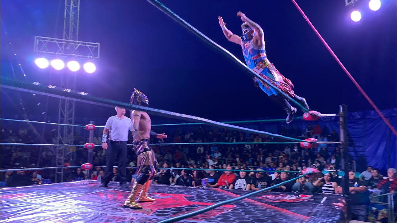 Uzumaki y Chavo Dávila Vs Machero y Águila Dorada en Robles Promotions