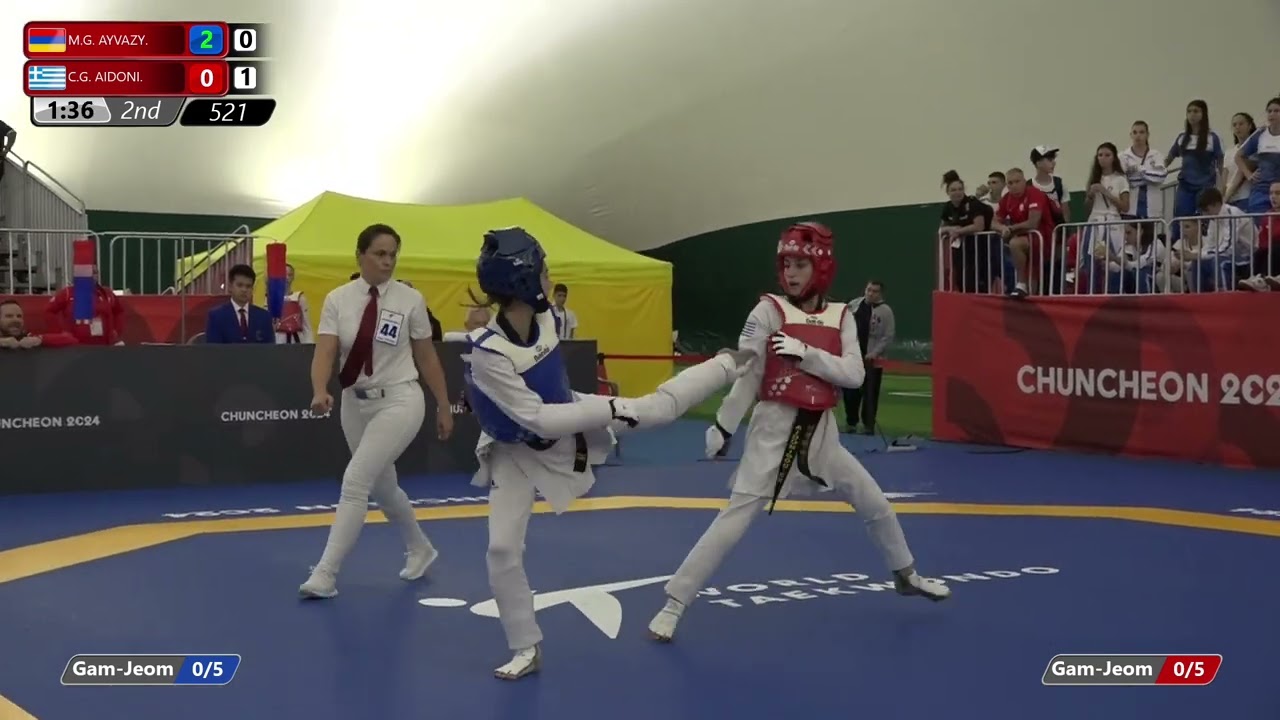 521 Round of 16 Women 44kg ARM M G AYVAZY GRE C G AIDONI