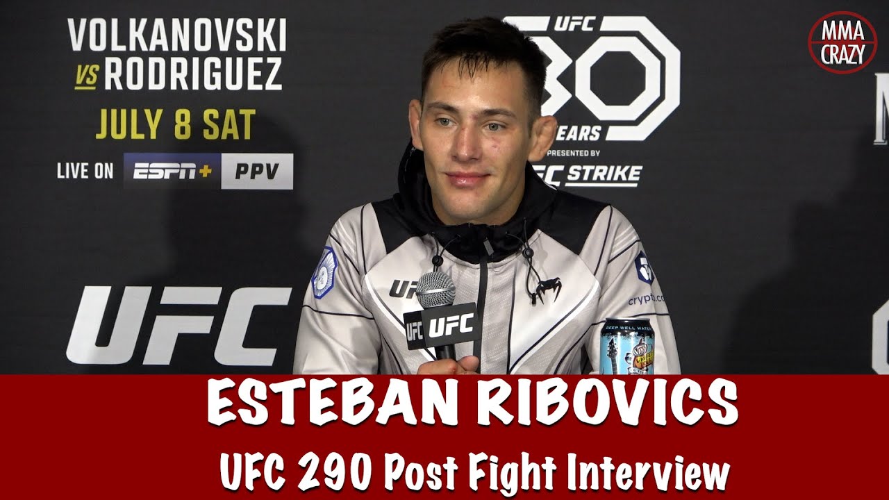 Esteban Ribovics reveals story behind El Gringo nickname, talks win over Kamuela Kirk at UFC 290 background