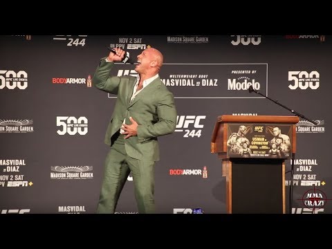 Full 'The Rock' Dwayne Johnson Press Conference
