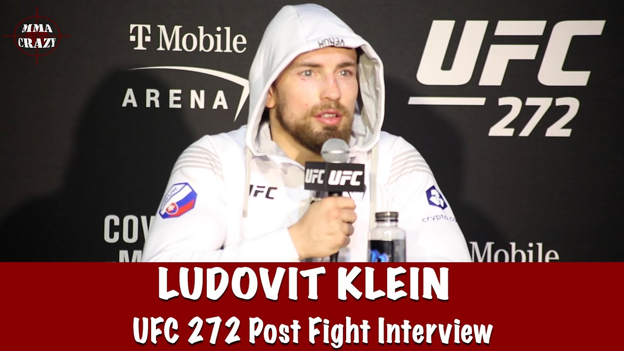 Ludovit Klein talks win over Devonte Smith at UFC 272 background