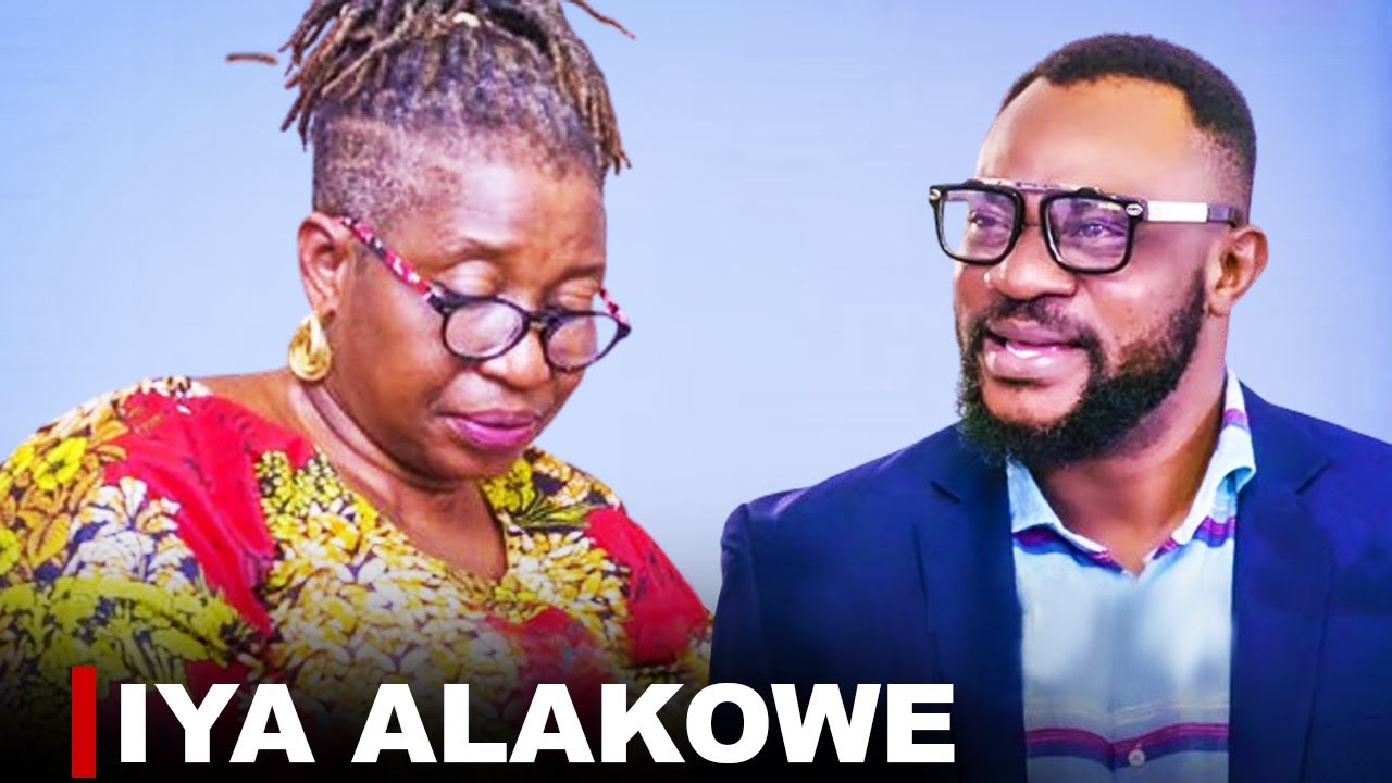 IYA ALAKOWE - A Nigerian Yoruba Movie poster - similar to BALOGUN IJAYE
