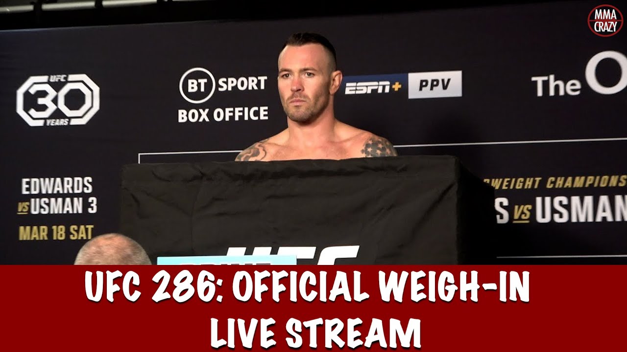 UFC 286: Edwards vs. Usman Official Weigh ins Live Stream background