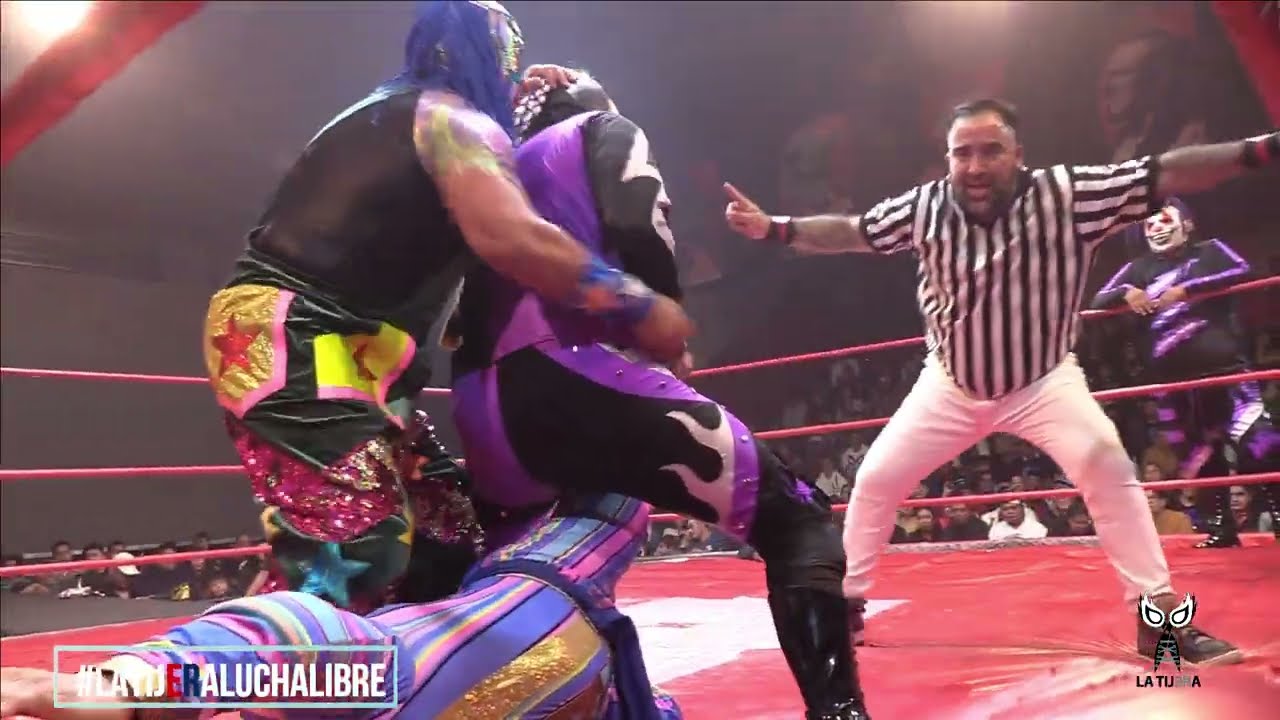 Apatik-O, Simpatik-O y Neurotik-O Vs Coco Loco, Coco Rojo Jr y Coco Azul Jr