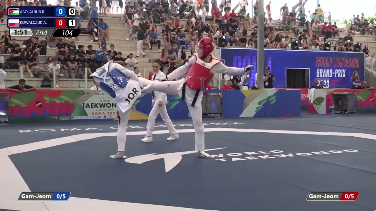 104 Round of 32 WOMEN W +67KG JOR ABO ALRUB R POL KOWALCZUK A