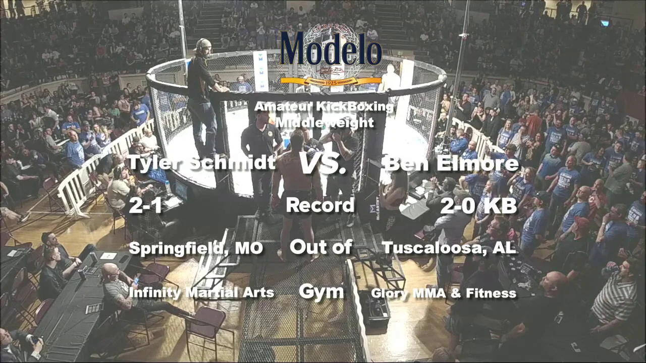 Tyler Schmidt vs Ben Elmore - KCFA 33 - Kickboxing