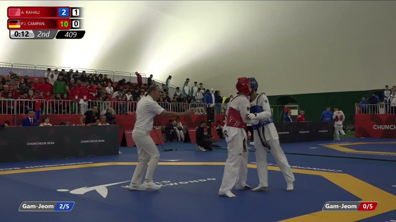 409 Round of 32 Men +78kg MAR A RAHALI GER P J CAMPAN
