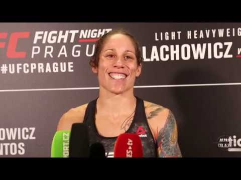 Liz Carmouche talks previous win over Valentina Shevchenko & win over Lucie Pudilova at UFC Prague