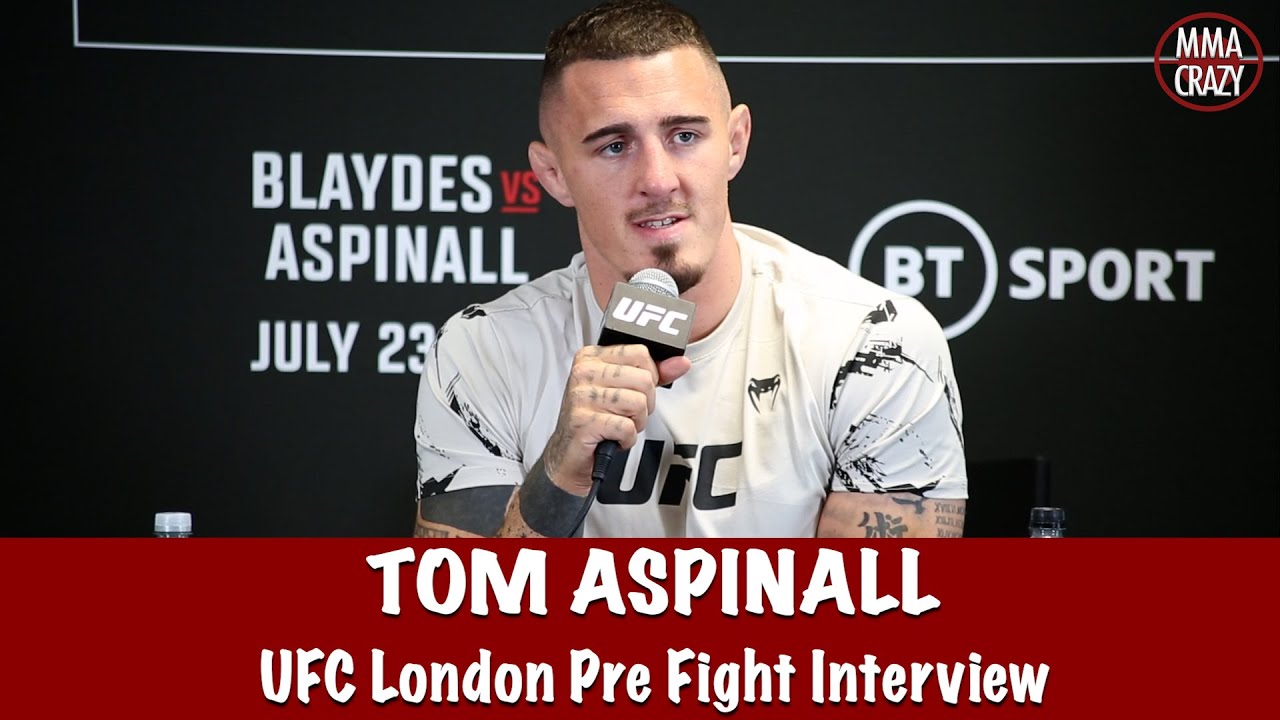 Tom Aspinall on Curtis Blaydes 'Anyone can knock anyone out' | UFC London background