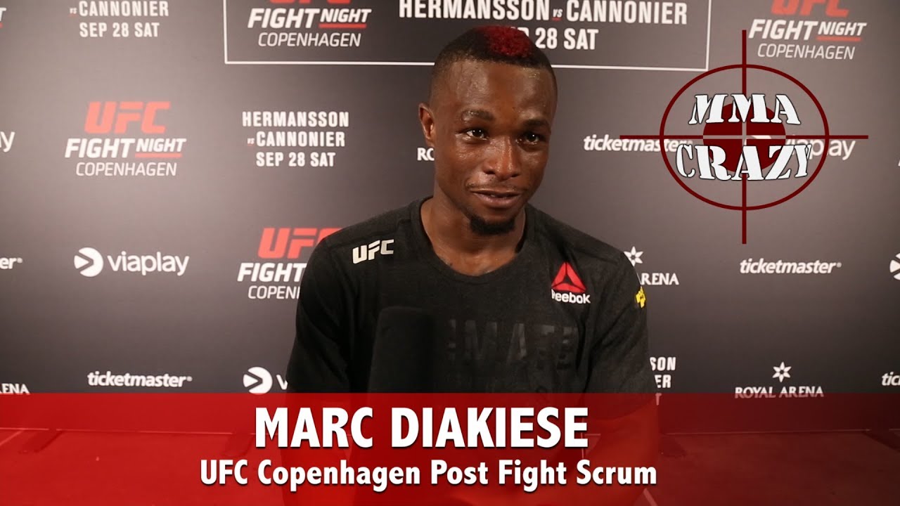 Marc Diakiese talks win over Lando Vannata at UFC Fight Night Copenhagen background