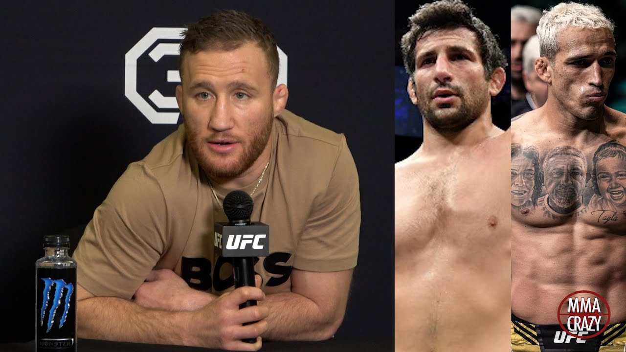 Justin Gaethje Predicts Charles Oliveira vs. Beneil Dariush for UFC 287