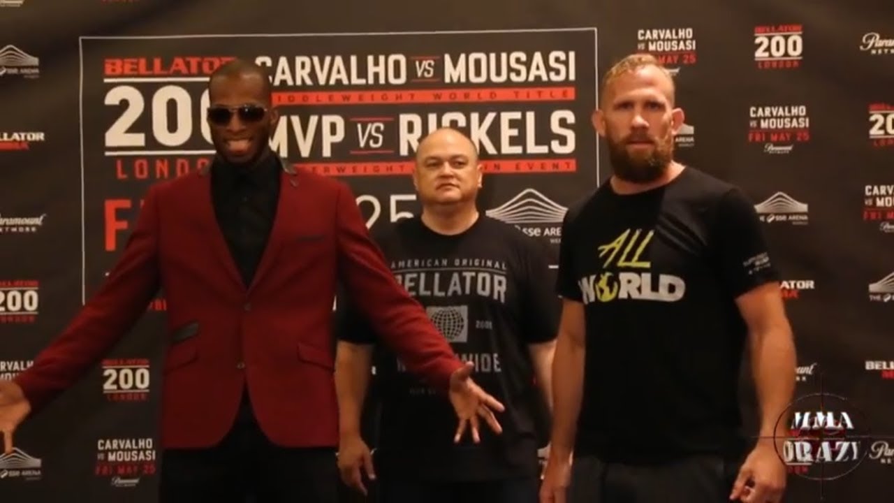 Bellator 200: Media Day Face off Highlights background
