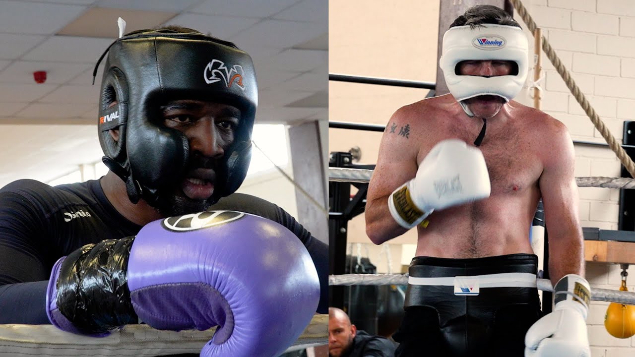 VIPtv catches up with Dexter Makaza as he spars Beefy & talks about sparring his brother Callum.