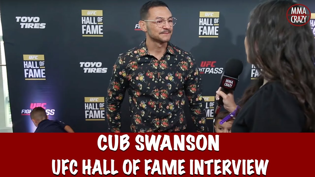 An Emotional Cub Swanson talks HOF induction, wants Urijah Faber at 135lb