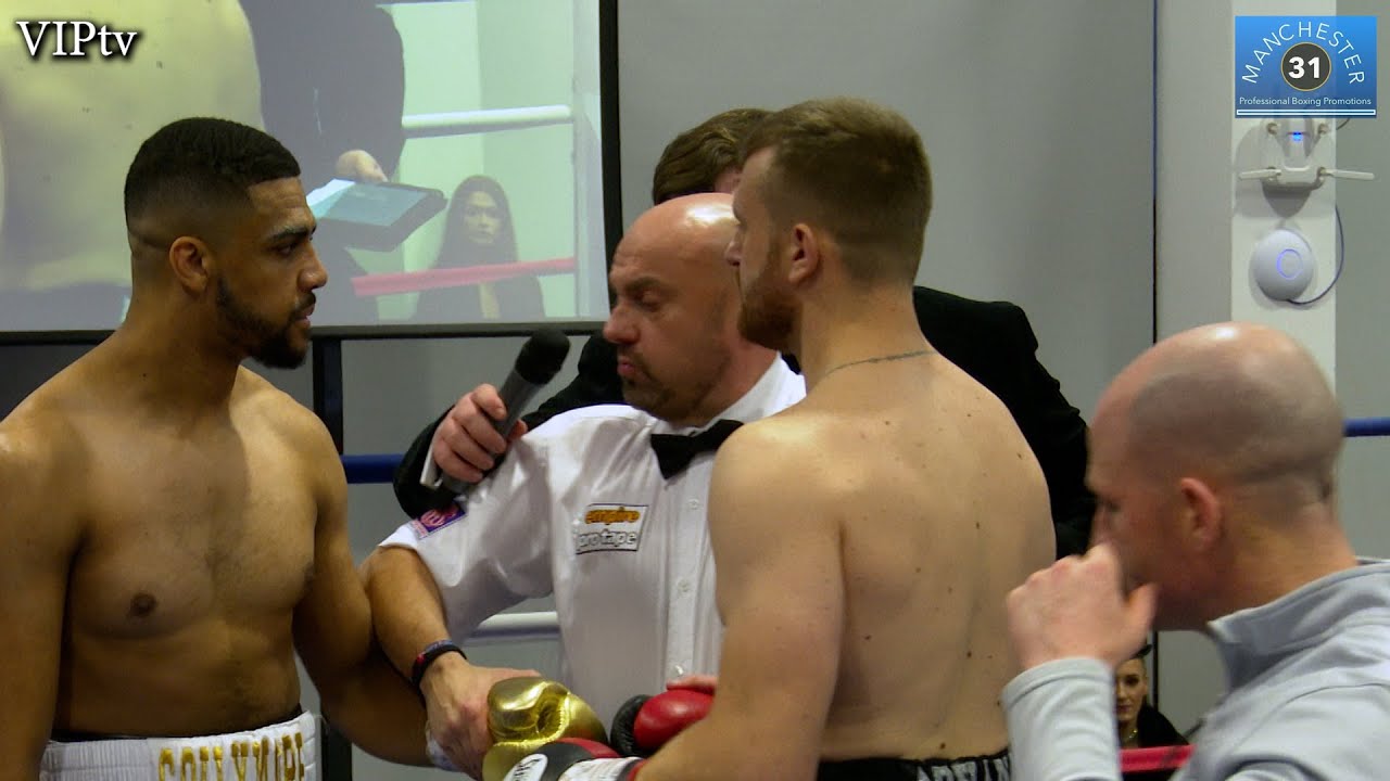 Leyton Collymore v Genadij Krajevskij at AJ Bell Stadium on the VIP/M31 show 12.12.21