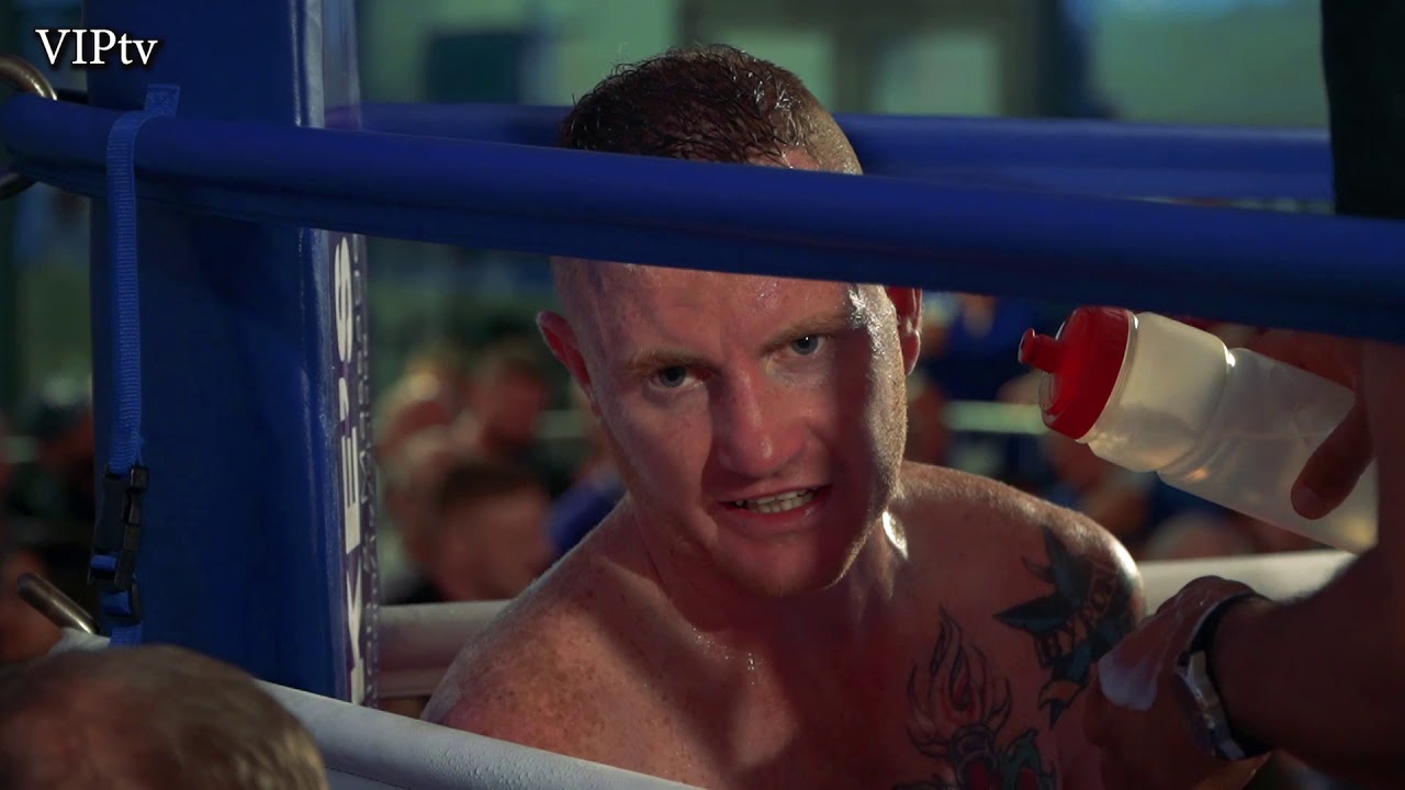 Adam Hague v Michael Mooney 26.7.2019 at Salford's AJ Bell Stadium background