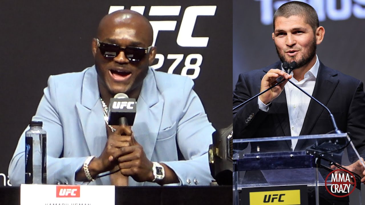 Kamaru Usman on Khabib Nurmagomedov 'he told me i gotta put my head down when he walks in the room'