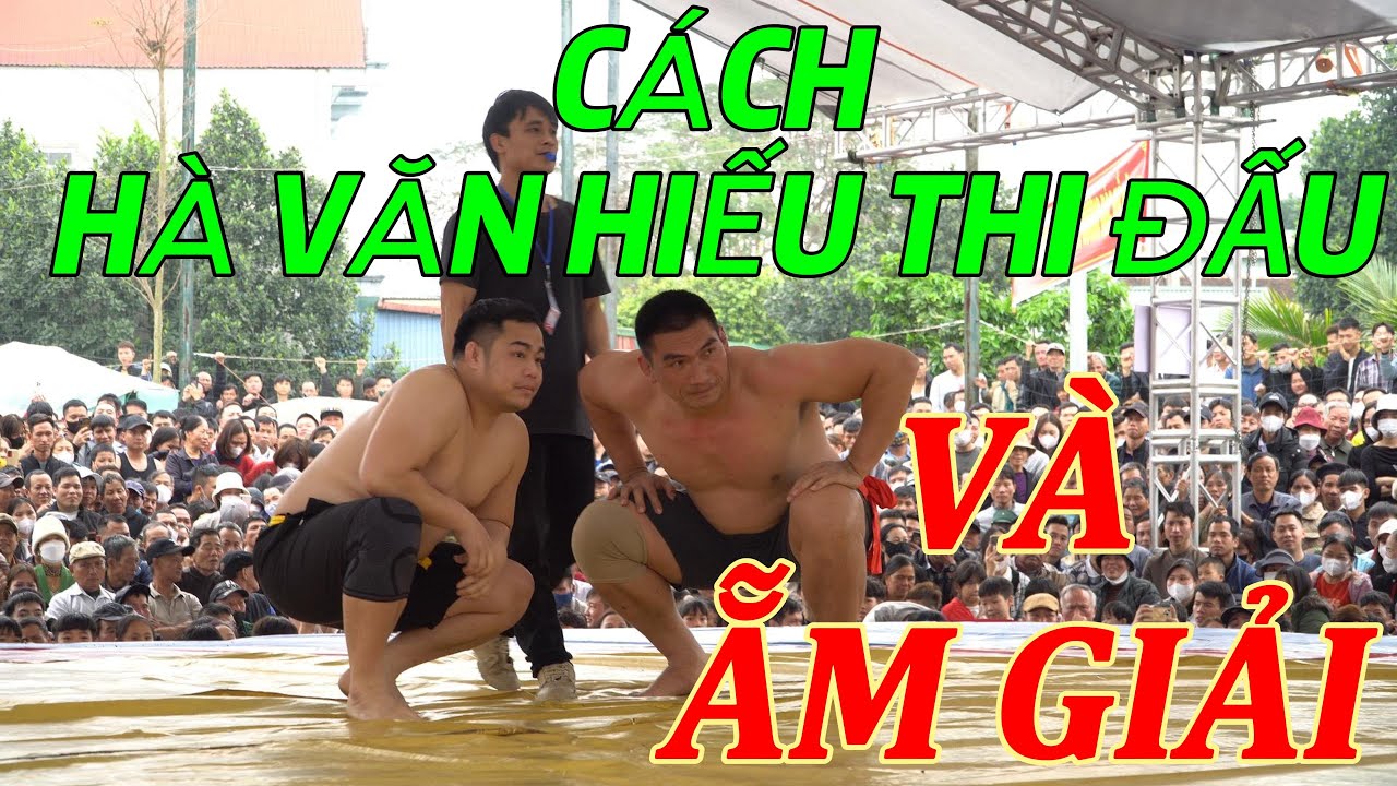 Cách Hà Văn Hiếu Thi đấu va ẵm giải tại hội vật Khu Ba năm 2024, background